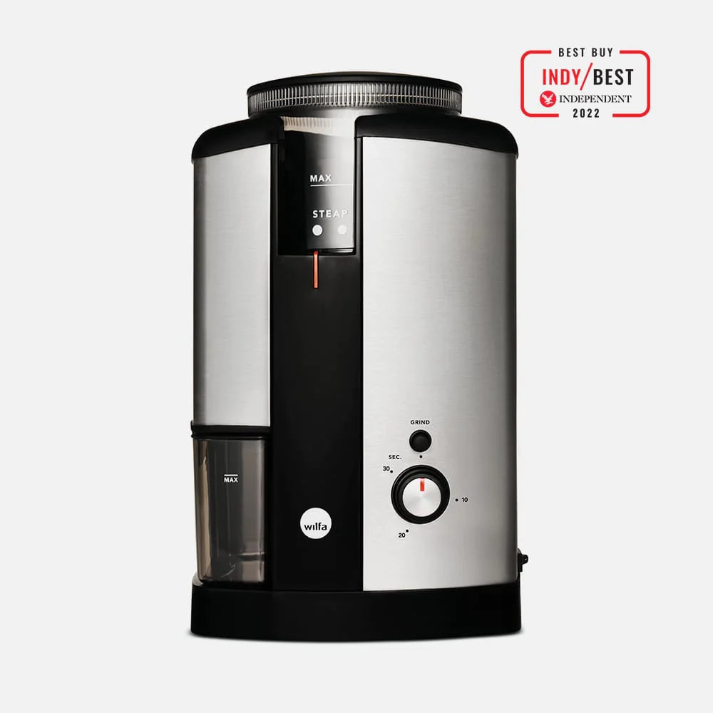 WILFA SVART COFFEE GRINDER (SILVER) Fire & Flow Coffee